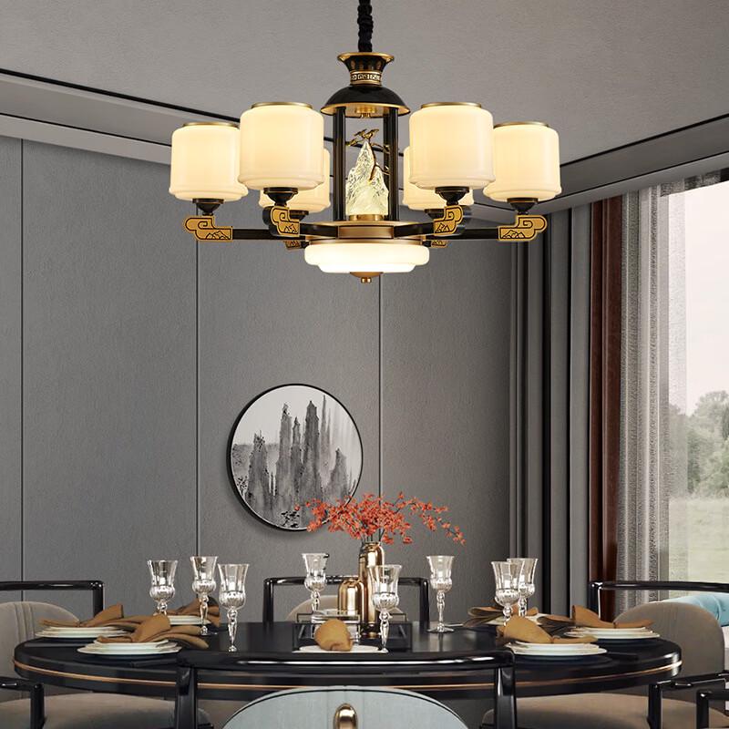 OEING Light Luxury 10-Light LED Chandelier