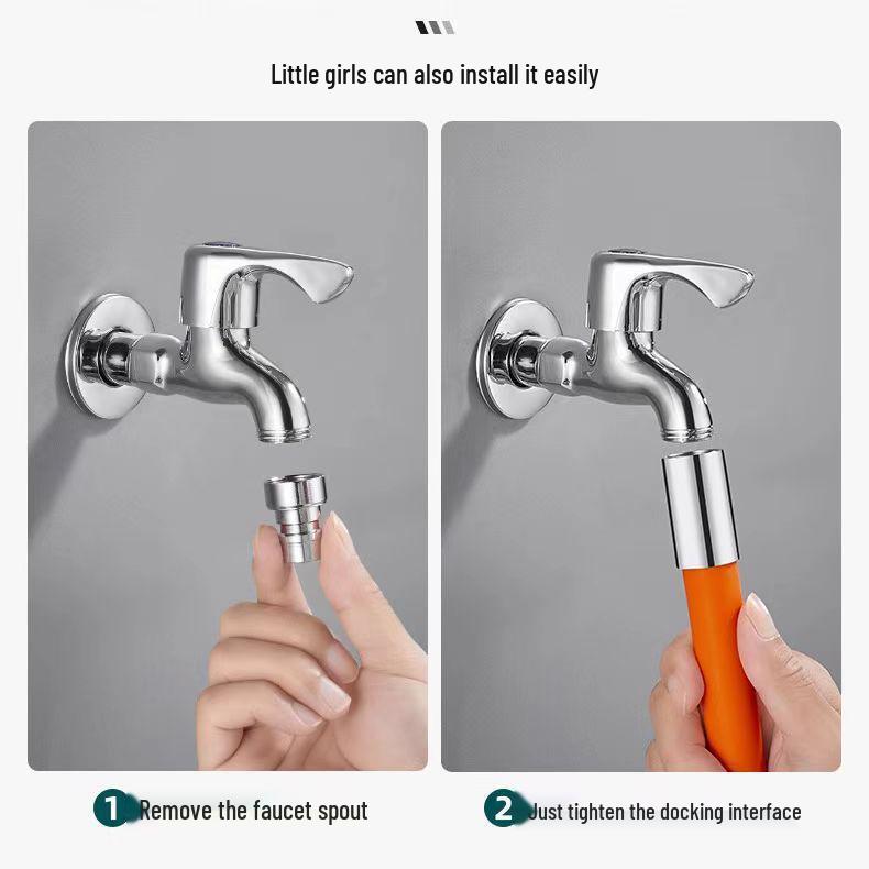 Universal Anti-Splash Rotating Faucet Hose Extension