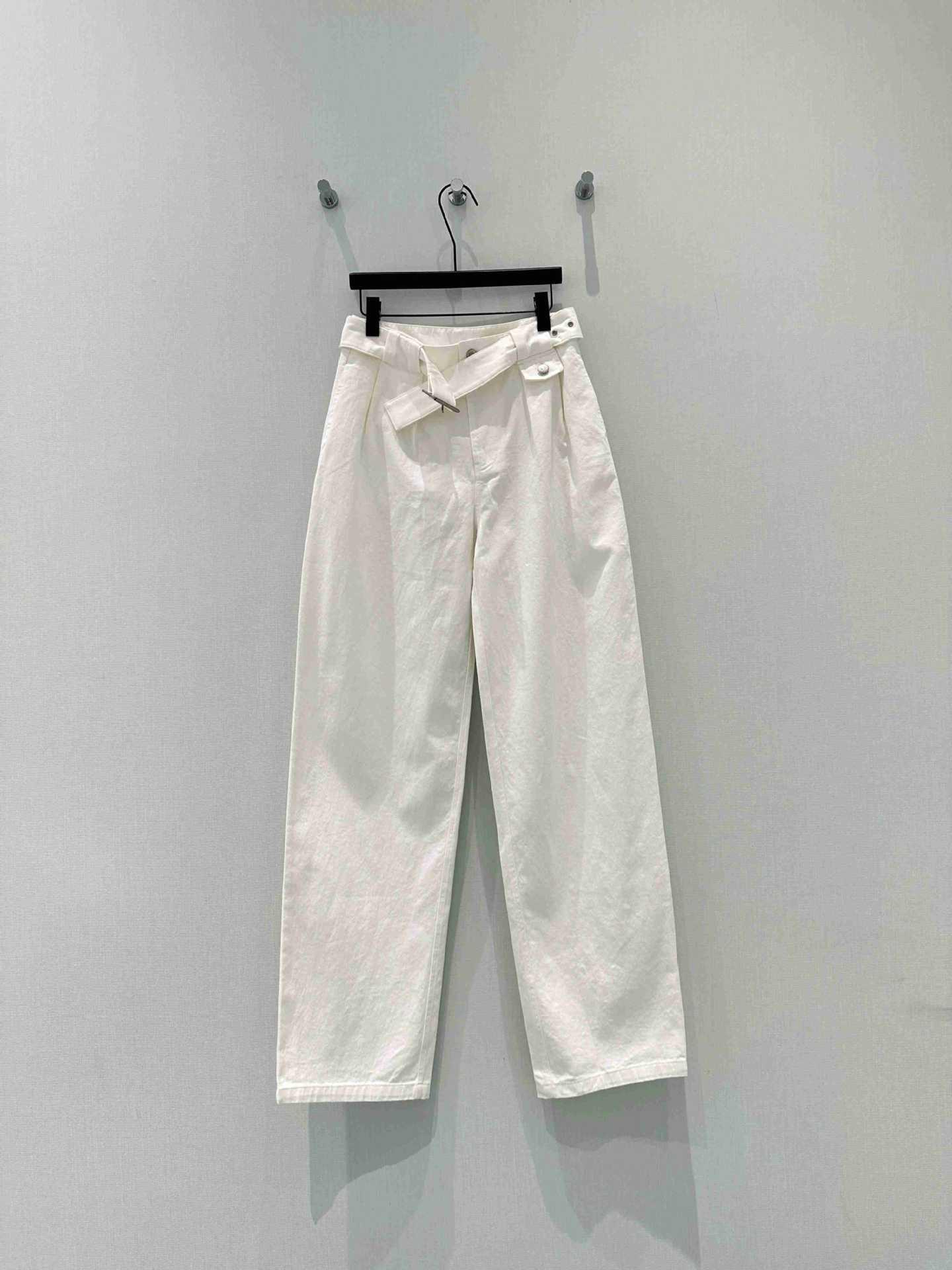 Women s High-Waisted Wide-Leg Cotton Pants: Slimming, Casual, and Versatile Large