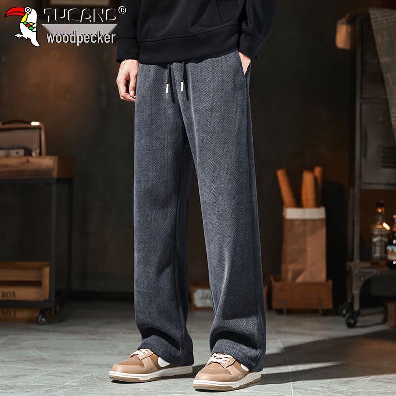 TUCANO Men's Winter Straight-Leg Corduroy Casual Pants
