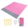 Oversized Beach Towel Mat Sand Free Beach Wind Proof Waterproof Picnic Blankets Beach Mat Oversized Pocket Picnic 4 Anchor