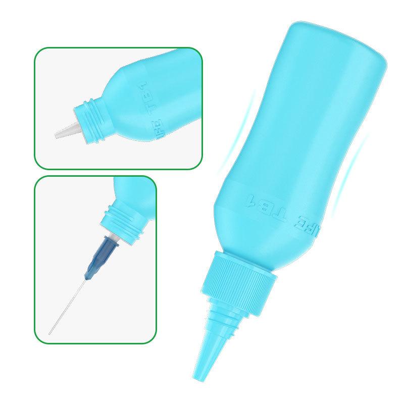 New 1 Set TB2 50ML Phone Repair Squeeze Bottle With Needle TB1 Empty Plastic Bottle For Alcohol Soldering Flux Rosin Dispenser