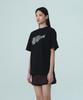 REST&RECREATION Oversized Wave Logo T-Shirt - Black