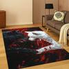 Wolf Animal Cartoon Carpet Rug for Sofa Bedroom Living Room Playroom Doormat Home Decor,Kid Game Area Rug Non-slip Floor Mat