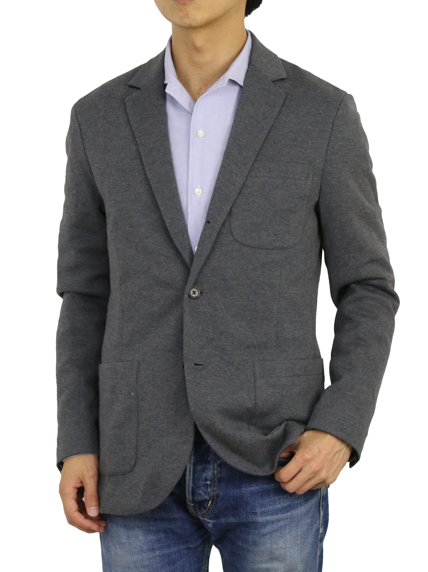 

POLO RALPH LAUREN Sweat Jersey Size Gray Men s Jacket, 3-Button Blazer, XL, (Product Code 0101795) сірий колір