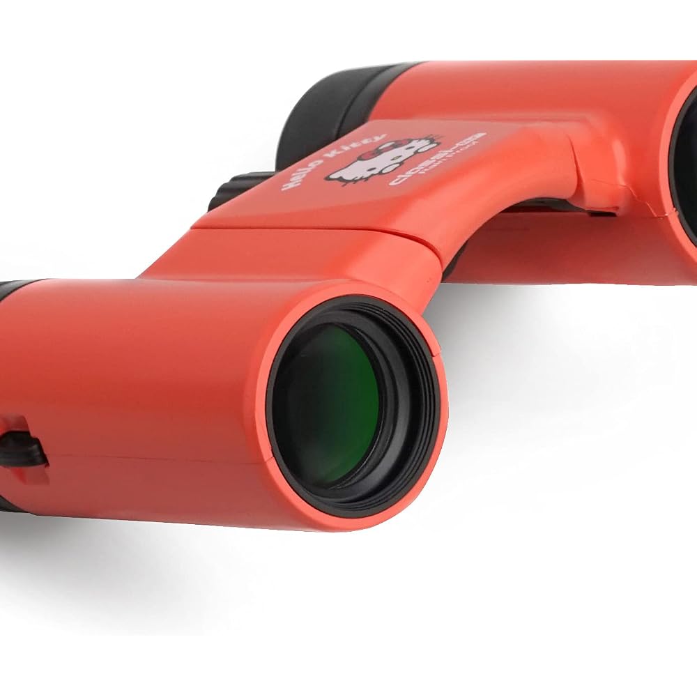 Kenko Sanrio Binoculars for Concerts, 8x Magnification, 21mm Objective Lens, Ultra-Lightweight & Ultra-Compact, Rainproof, Multi-Coated, Hello Kitty (