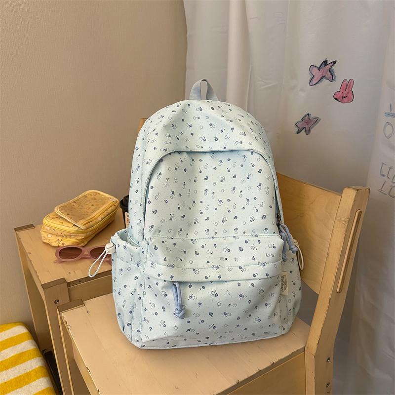 Women's Printed Backpack Student Schoolbag