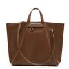 Top Layer Vegetable Tanned Simple Underarm Bag Single Shoulder Crossbody Bag Commuting Large Capacity Tote Bag