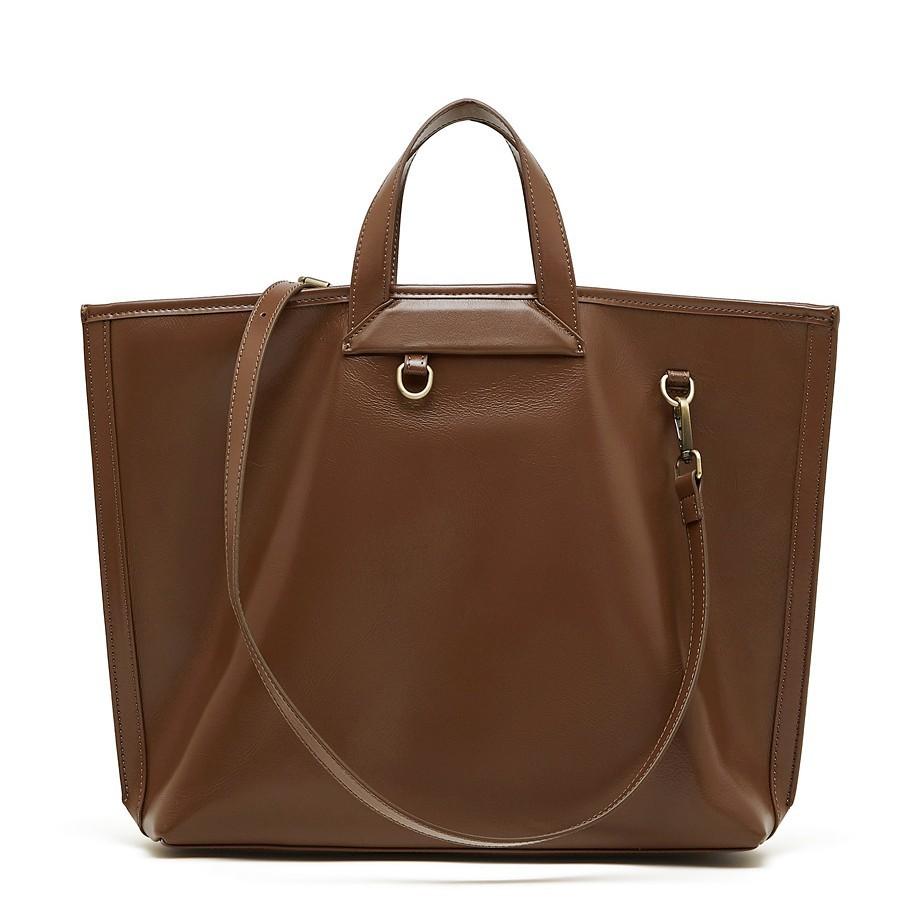 Top Layer Vegetable Tanned Simple Underarm Bag Single Shoulder Crossbody Bag Commuting Large Capacity Tote Bag