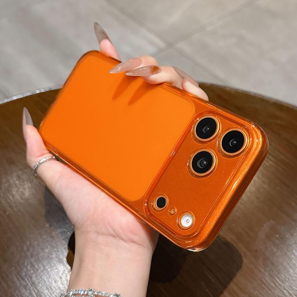 Applicable to iphone16 original matte mobile phone case, Apple 17PROMAX new semi-transparent 15 soft protective case