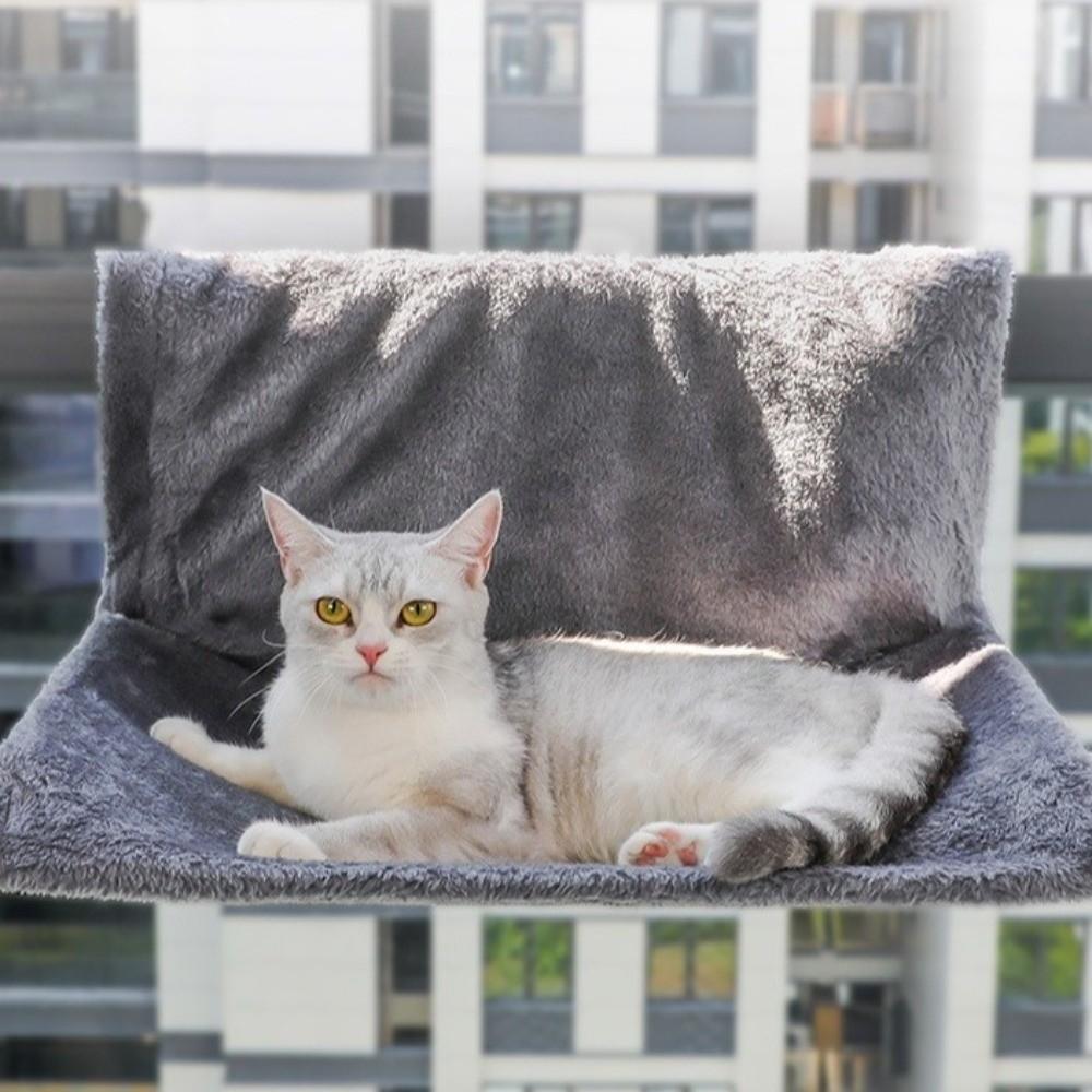 Metal Frame Hanging Cat Bed Comfortable Cat Sleeping Rest Wall Mount Cat Nest  Pet Sleeping