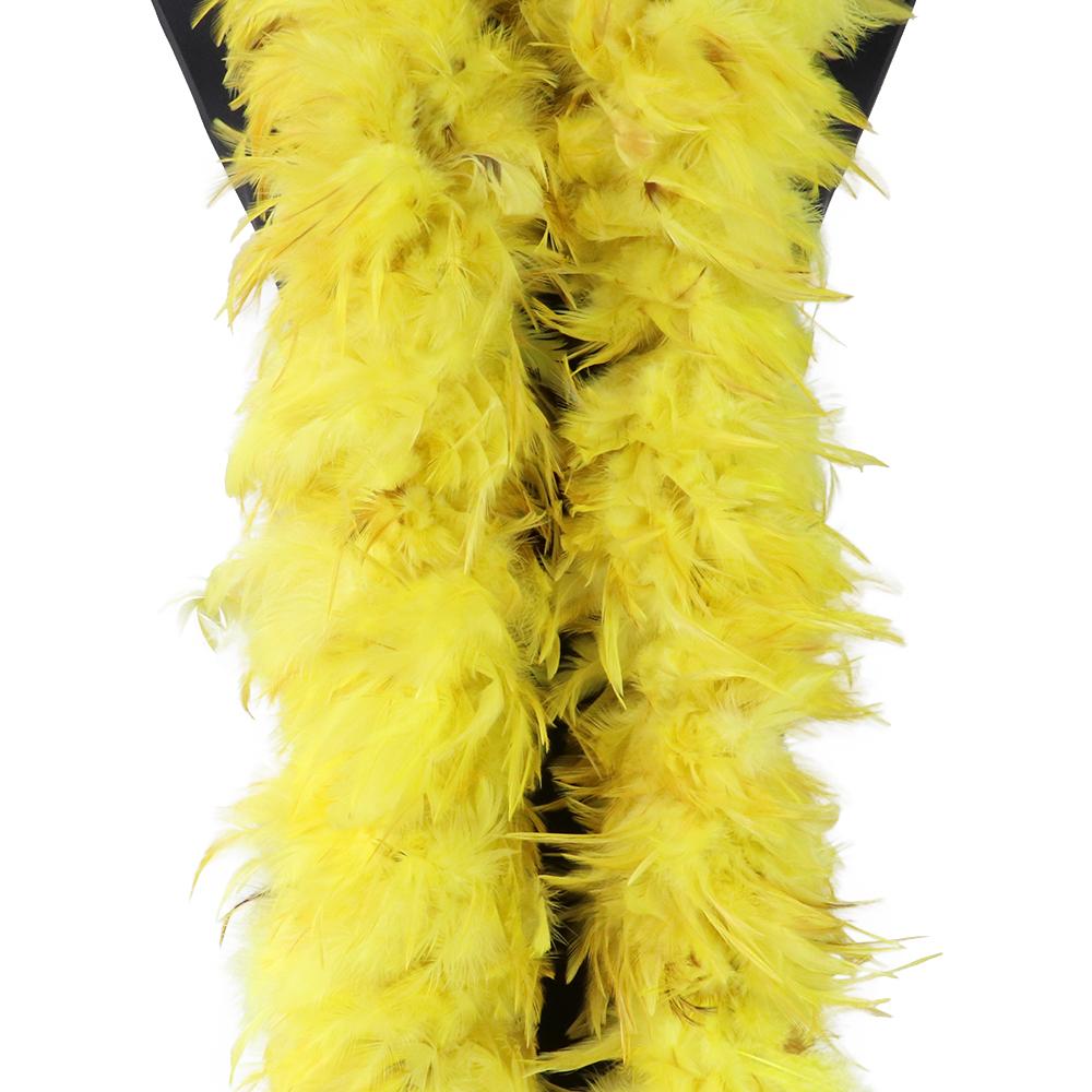 DIY 2 Meter Dickes Hahnenfedern Boa Basteln Natürliche Hühnerfeder Schal Herstellung Karneval Party Kleidung Bastelzubehör