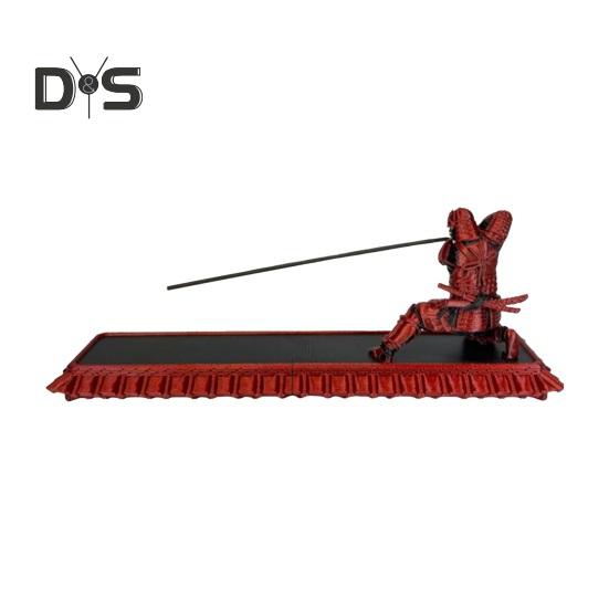 

Держатель для благовоний «Самурай», пепельница, курильница для благовоний «Воин», домашний офис, медитация, йога, релаксация, украшение для домашнего офиса красный черный