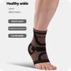 1Pcs Copper Fiber Ankle Guard Sweat Absorbing Breathable Nylon Knitted Copper Ions Warm Pressurized Support Men Women