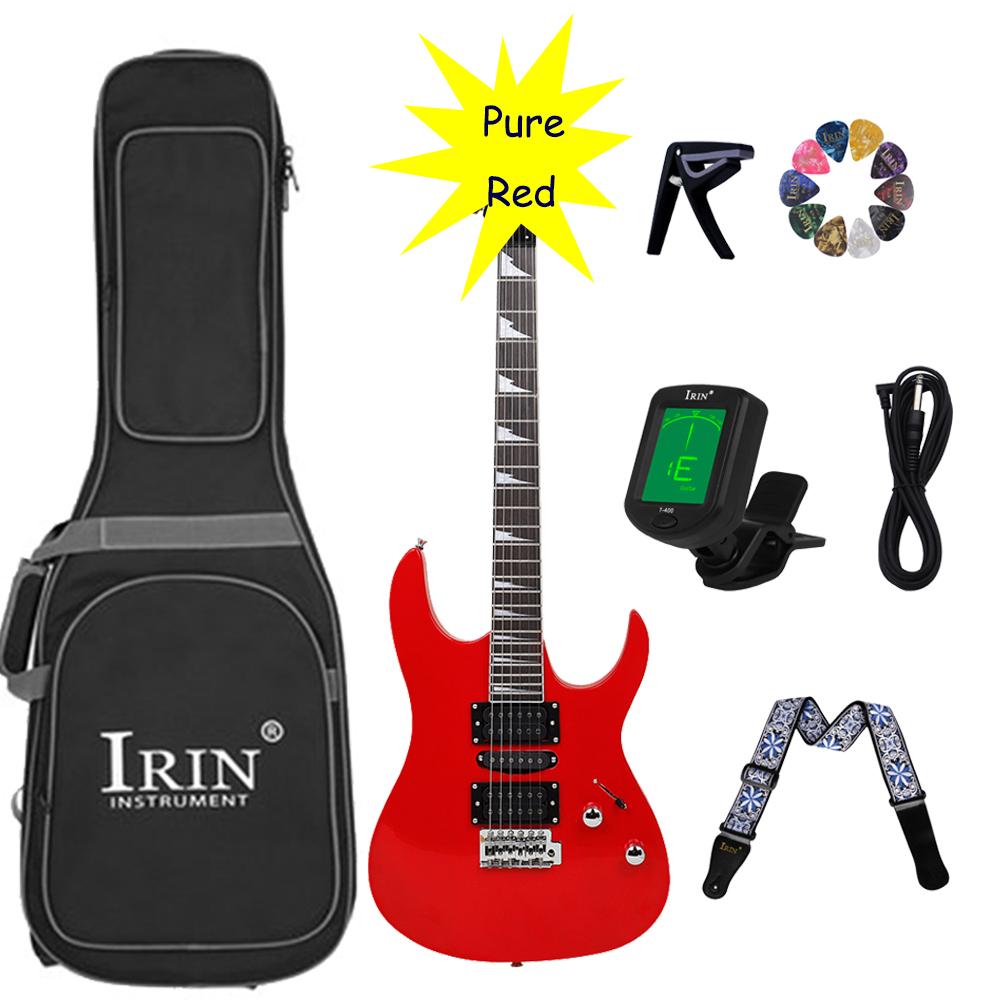 IRIN R-170 Electric Guitar 6 Strings 24 Frets Premium Maple Body Electric Guitar Guitarra with Bag Tuner Straps Accessories Set