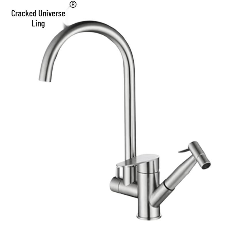 Stainless Steel Kitchen Pull-Out Faucet
