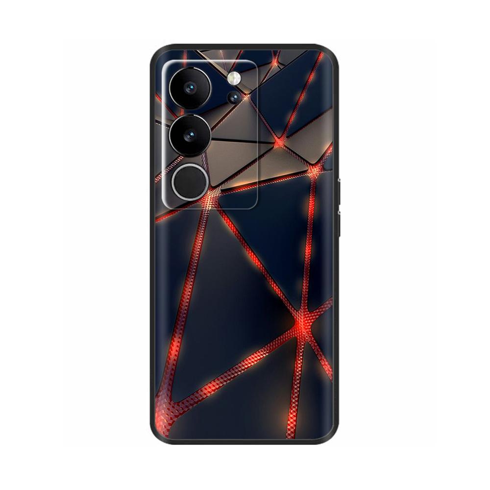 6,78' Für Vivo V29 5G Hülle V 29 Silikon TPU Weicher Stoßfänger Handyhülle für VIVO V29 V2250 VivoV29 Hüllen Schutzhülle Tasche Coque