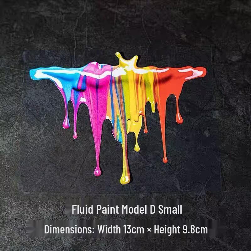 Rainbow Car & Motorcycle Paint Sticker - Creative Trunk Decoration & Scratch Cover