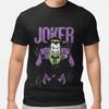 Joker Villain Graphic T Shirt Dark Comic Style Purple Green Unisex Tee