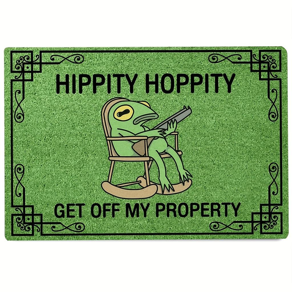 1 Piece of Floor Pattern Entrance Door Mat - Anti Slip and Machine Washable Suitable for Family Living Rooms and Bedrooms