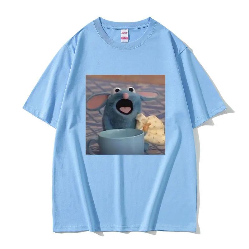 

Funny Hungrt Tutter Mouse Meme Tshirt for Unisex Women Cute Kawaii Tee Shirt Unisex Cotton T-shirt Male Fashion Oversized Short Sleeve 4XL