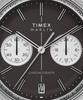 Taimaegseu Merlin Jet Quartz Chronograph Men'S Leather Watch 40Mm