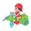 Electric Tricycle Toy Cool Light Dynamic Music Removable Cute Look Trike Musical Toy for Baby Toddlers