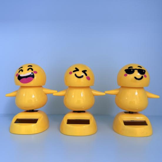 Giocattolo Solare per Cruscotto Auto, Bobblehead Divertente che Annuisce, Figura Oscillante Automatica per Veicolo Scrivania Ufficio, Carino Cartoon