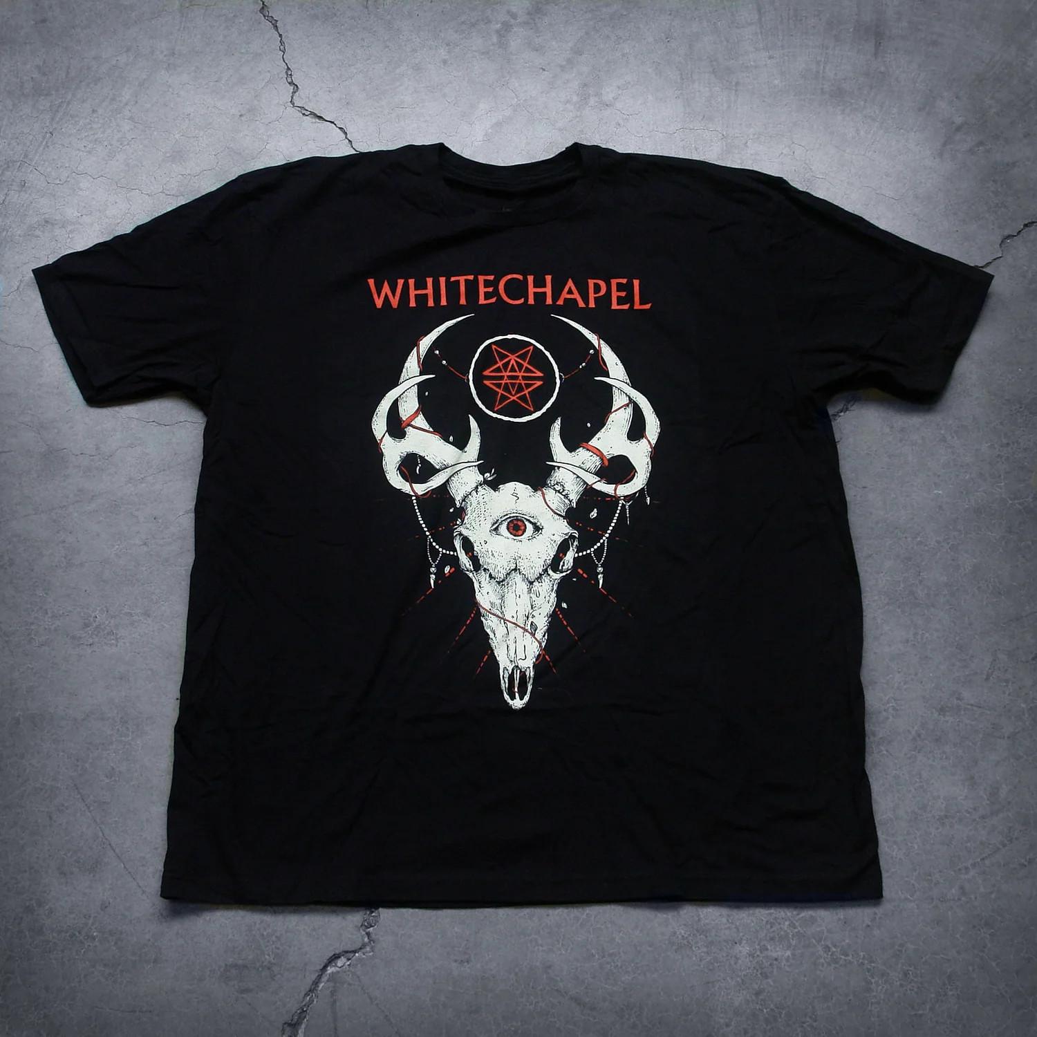 Whitechapel Band Music Black Heavy Cotton Size S-4Xl T-Shirt BL318 XXXL
