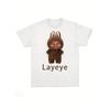 Kanye Face Parodie Unisex T-Shirt - Layeye Grafik Novelty Tee mit ikonischem Kanye Design, Lässiges Kurzarm-Unisex-T-Shirt, Sammlerstück Pop-Kultu
