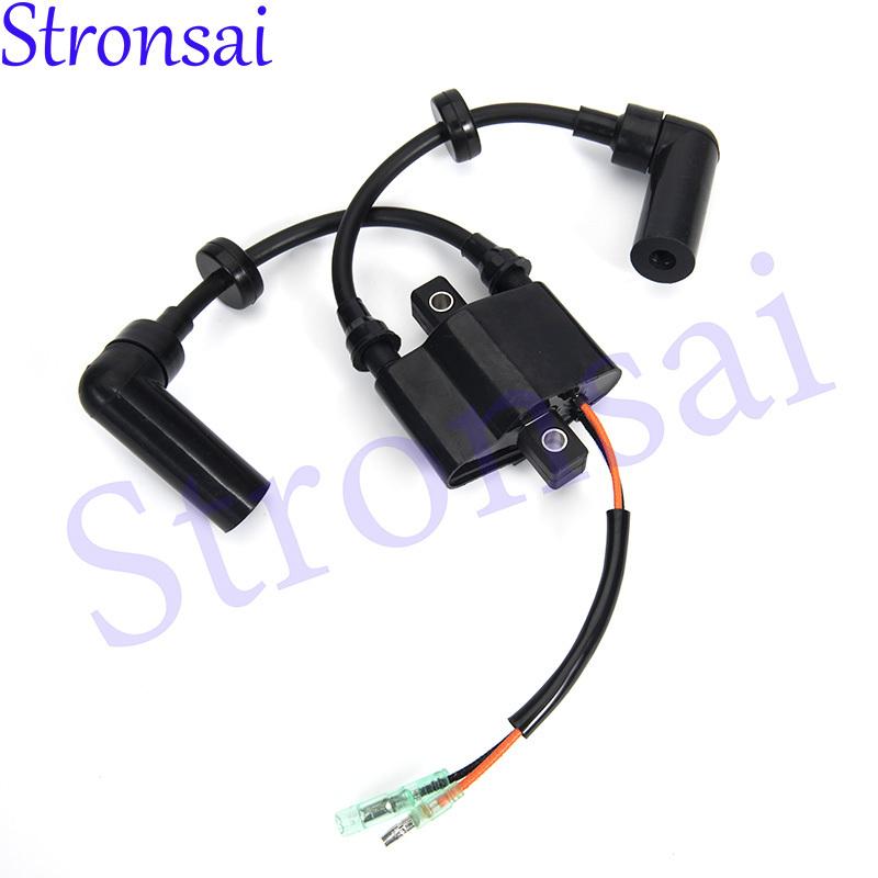 Ignition Coil 66M-85570 for Yamaha 4 Stroke 9.9HP 15HP F9.9 FT9.9 F15 Outboard Motor 66M-85570-00 66M-85570-01 66M-85570-03