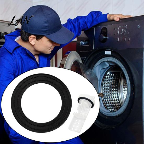 Drain Pump Sealing Gasket Washer Filter Gasket, Plugs Seal Repair Parts Ring, Leak Free O-Ring Replacement, Washing Machine Accessories Ring