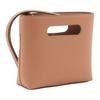 New CALVIN KLEIN Synthetic Leather Crossbody One Shoulder Handbag Small Women's Light Brown 40W0839-200