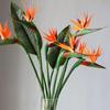 Large Artificial Rubber Bird of Paradise Flower for Home Decor & Wedding Photography