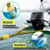 Ski Tow Rope Heavy Duty Tubing Harness For Boat Control High Strength Towing Tube Water Sport Towable Connector For