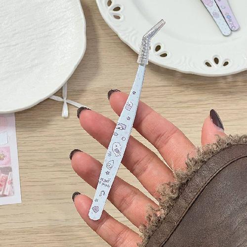 

1 Pc Retro Cute Animal High Precision Tweezers for Students Multifunctional DIY Scrapbooking Sticker Tape Tool Eyelash Tweezer