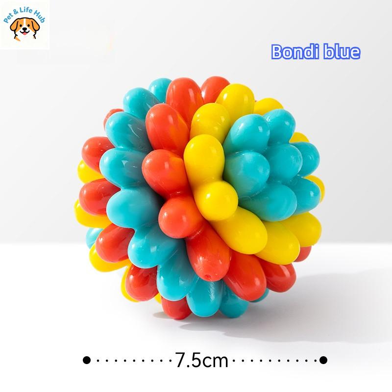 Dog toy ball grinding teeth, bite-resistant pet puppy boredom relief artifact rubber elastic tease dog ball pet toy