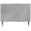 Coffee Table Concrete Grey 60x50x40 cm Wood Based Material