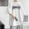 Unisexs Cotton Tshirts White 5XL Fashion Unisexs Oversized T Shirt Summer Casual Wear Letter Print Tee Shirts for Unisex Male Clothes