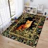 Fox Floral Frame Carpet Is Suitable For Living Room And Bedroom Doormats Office Balcony Decorative Carpet A10