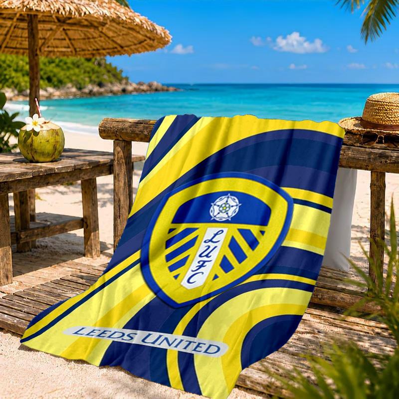 FC-Wappen-Design aufgedrucktes Mikrofaser-Strandtuch, Weich und saugfähig, Schnell trocknend, Ideal für Sommerreisen, Strand-Essential, Schwimmbad