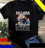 The Killers Världsturné 21-årsjubileum 2001 2022 signaturer T-shirt IK463 Unisex T-shirt