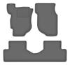 Dywaniki samochodowe welurowe grafitowe: Honda Concerto liftback (1988-1994)
