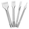 4PCS Leather Craft Hole Punch Stitching Tools 1 2 4 6 Prong Spacing for Sewing Chisel Set Kits