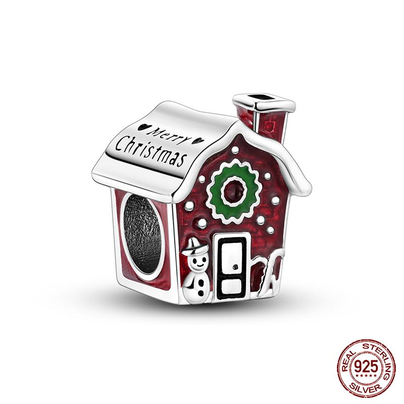 New Copper Fashion Christmas Snowman Elk Ice Boots Charm Bead Suitable For Brand Original Bracelet Diy Jewelry Gift