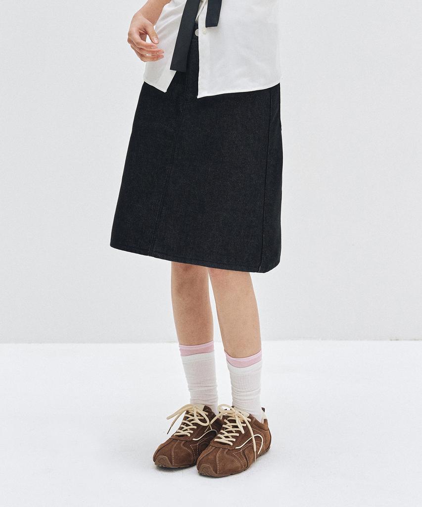 Deketeuumeon Signature Midi Skirt Dcsk002Cpblack