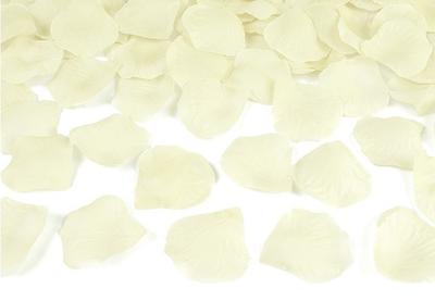 Wedding Valentine's Day Engagement Rose Petals Flowers Cream Ecru Confetti 500 Pcs.