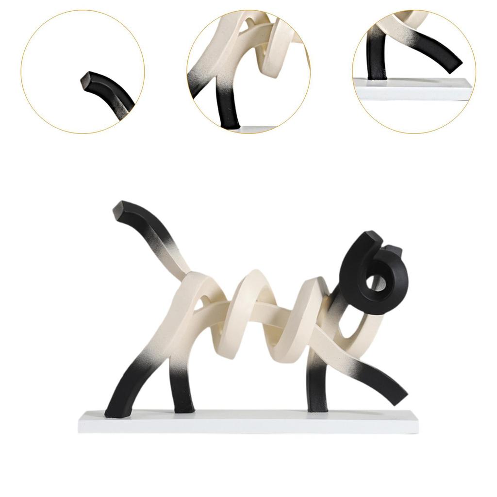 Figure, Minimalist Sculpture for Bookshelf Display