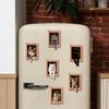 Whiteboards 3D Cats Magnets Decors with Framed Wood Design for Refrigerator Lockers Note and Home Office Accent Display