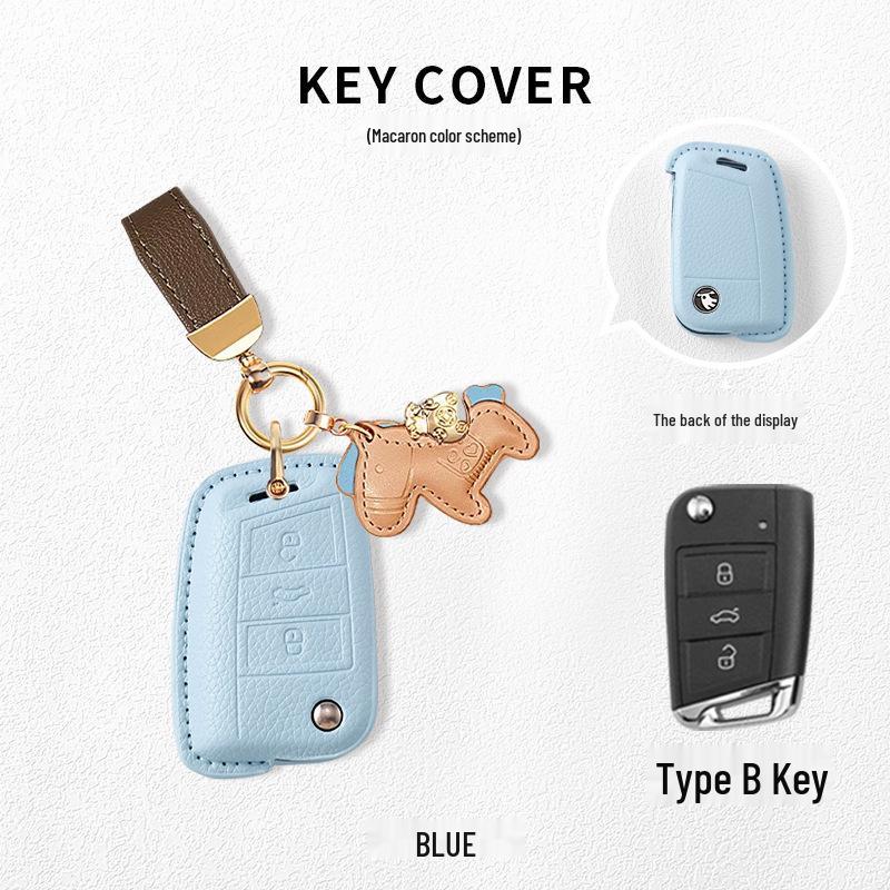 Compatible Key Cover for Skoda Rapid, Fabia, Kamiq, Karoq, Kodiaq
